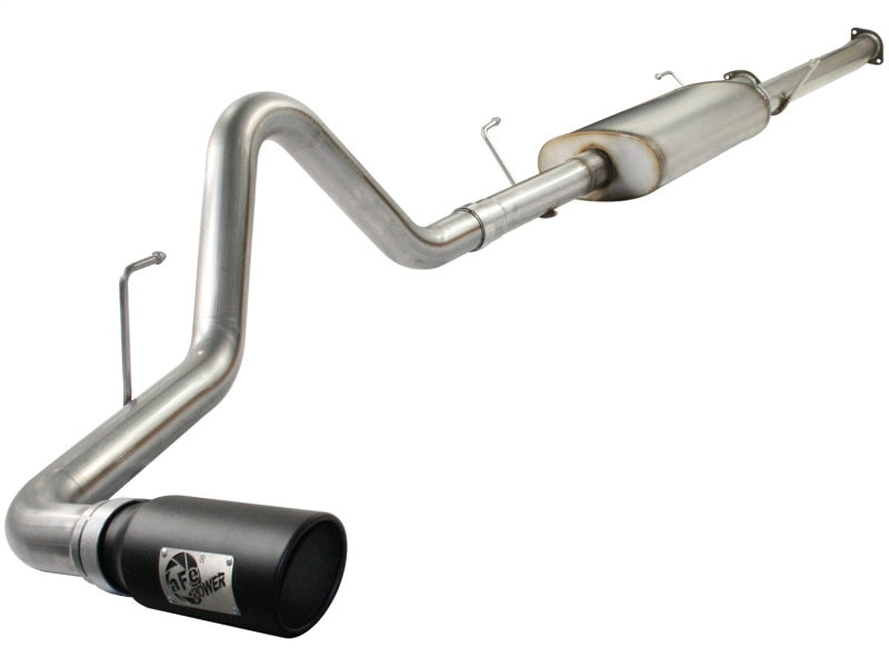 aFe 49-46008-B MACHForce XP Exhausts Cat-Back SS-409 EXH CB Toyota Tundra 10-11 V8-5.7L 145.7 WB (blk tip)