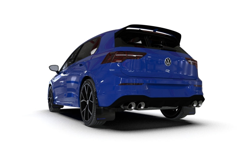 Rally Armor MF80-UR-BLK/BL 22-25 VW MK8 Golf GTI/R Black UR Mud Flap w/Blue Logo