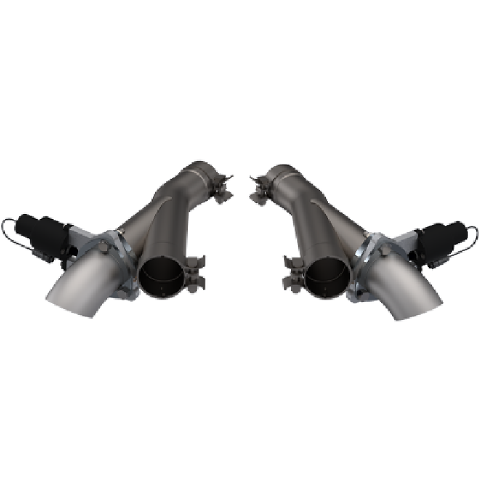QTP 527112 2012-2022 Jeep Grand Cherokee SRT Trackhawk Dodge Durango SRT Aggressor Cutout Pipes