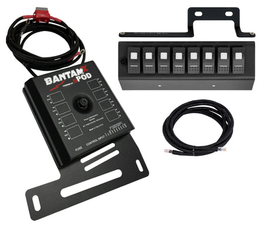 SPOD 870065 Spod 09-18 Jeep Wrangler JK BantamX w/ Blue LED Switch Panel