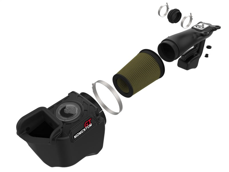 aFe 75-76212 Momentum GT Pro GUARD 7 Cold Air Intake System 12-18 Jeep Wrangler JK V6 3.6L