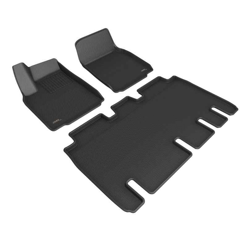 3D MAXpider L1TL04601509 22-23 Tesla Model X Full Set Floormats - Black