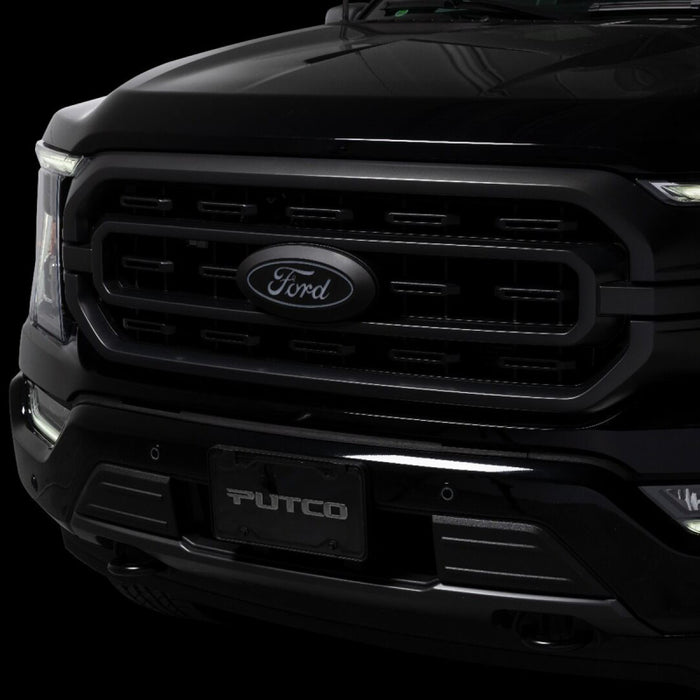 Putco 92605 21-22 Ford F-150 Front Luminix Ford LED Emblem - w/ Camera CutOut