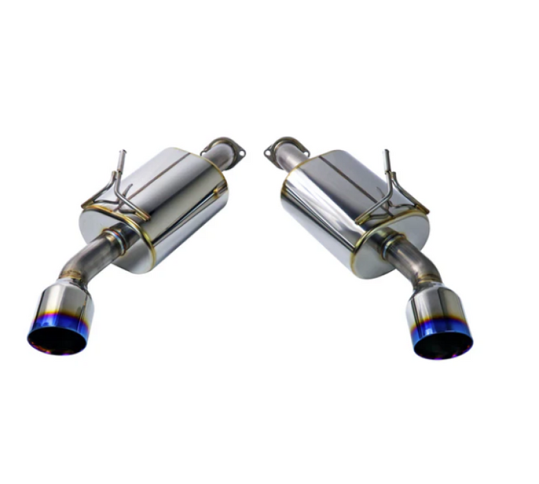 Remark RO-TTQ5-DM REMARK 14+ Infiniti Q50 Axleback Exhaust w/Mufflers - Burnt Double Wall Tip