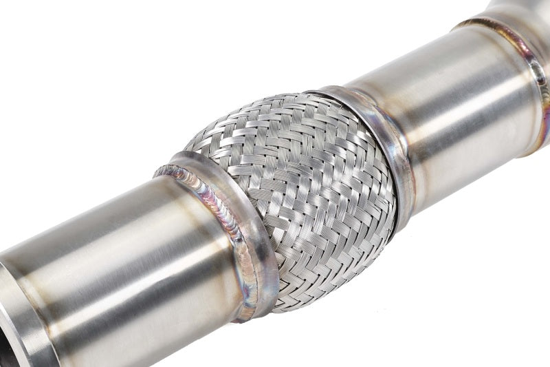 Perrin Performance PSP-EXT-340BR PERRIN 22-25 Subaru WRX Stainless Steel Midpipe w/Resonator 3in. (Fits OEM/Aftermarket Mufflers)