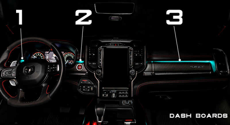 ORACLE Lighting 4235-333 Oracle 19-22 RAM Complete Interior Ambient Lighting ColorSHIFT RGB Conversion Kit