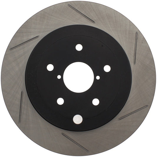 Stoptech 126.47030SL StopTech Power Slot 08-10 Subaru Impreza STi Rear Left Slotted Rotor