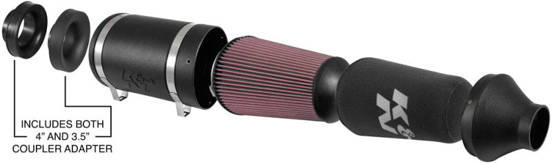 K&N Engineering 54-6853 K&N Universal Off-Road Air Intake (Replaces 85-6853)