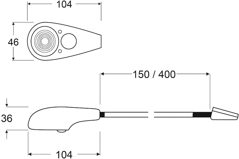 Hella 343720622 Interiorlamp 400 Bic Md931V Black 2Ja