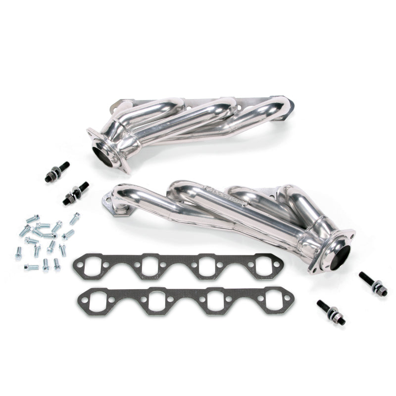 BBK 15150 79-93 Mustang 5.0 Shorty Unequal Length Exhaust Headers - 1-5/8 Silver Ceramic