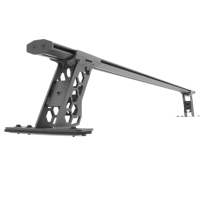 Go Rhino 5935015T 15-22 Ford F-150 / 07-21 Toy. Tundra XRS Cross Bars Kit - Tex Blk (Attch Tonneau Cvr T-Trk)