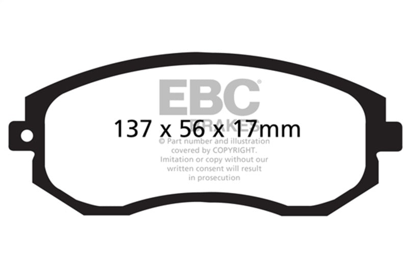 EBC DP21884 12+ Scion FR-S 2 Greenstuff Front Brake Pads
