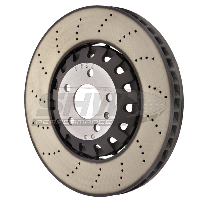 SHW Performance AFX49201 SHW 18-22 Audi RS5 2.9L Front Smooth Lightweight Brake Rotor (4M0615301AM)