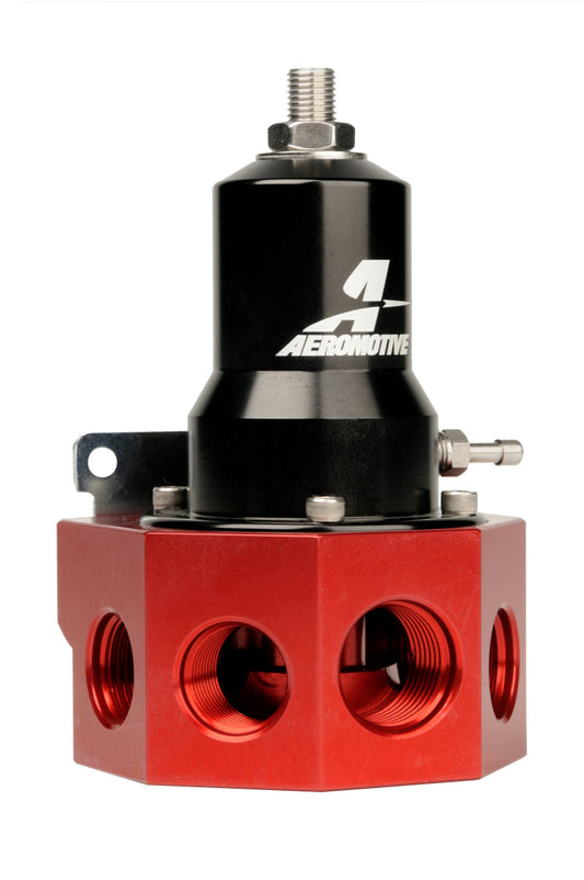 Aeromotive 13133 Regulator - 30-120 PSI - .500 Valve - 4x AN-08 and AN-10 inlets / AN-10 Bypass