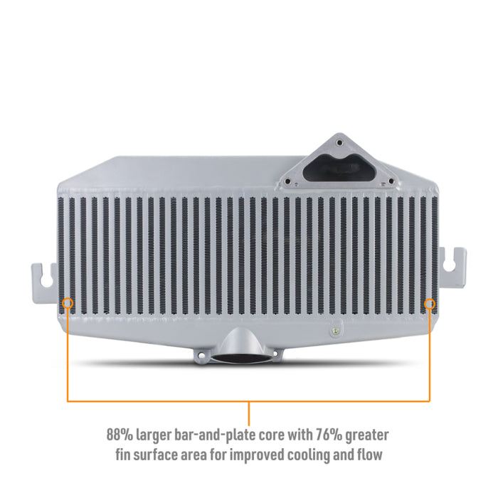 Mishimoto MMTMIC-WRX-22SL 2022+ Subaru WRX Top-Mount Intercooler - Silver