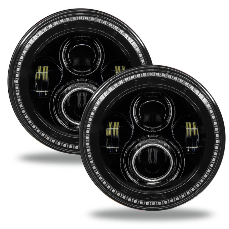 ORACLE Lighting 5769-332 Oracle 7in High Powered LED Headlights - Black Bezel - Dynamic - Dynamic