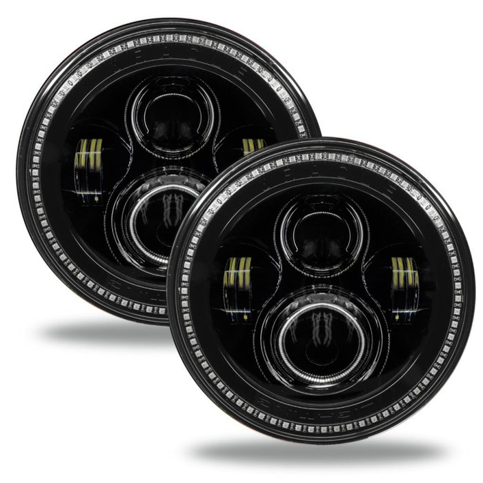 ORACLE Lighting 5769-332 Oracle 7in High Powered LED Headlights - Black Bezel - Dynamic - Dynamic