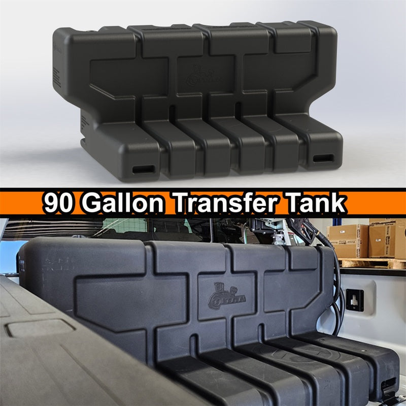 Titan Fuel Tanks 5015090 Universal 90 Gallon L-Shaped Heavy Duty Transfer Tank (Non Nissan Cargo Box/RamBox)