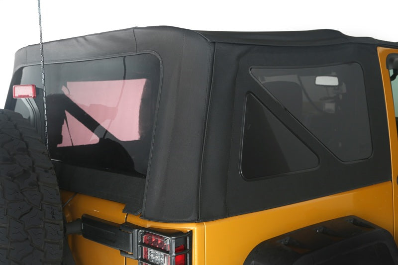 Rugged Ridge 13737.01 Sailcloth Soft Top Black Diamond 10-18 2-Door JK