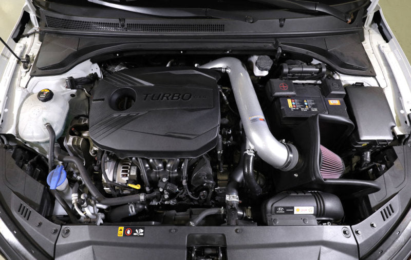 K&N Engineering 69-5323TS K&N 19-20 Hyundai Veloster R L4-1.6L F/I Typhoon Performance Air Intake System