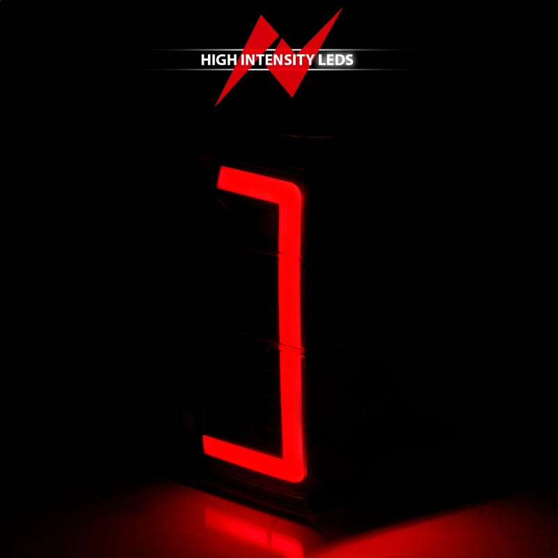 ANZO 311409 07-17 Ford Expedition LED Taillights w/ Light Bar Black Housing Smoke Lens