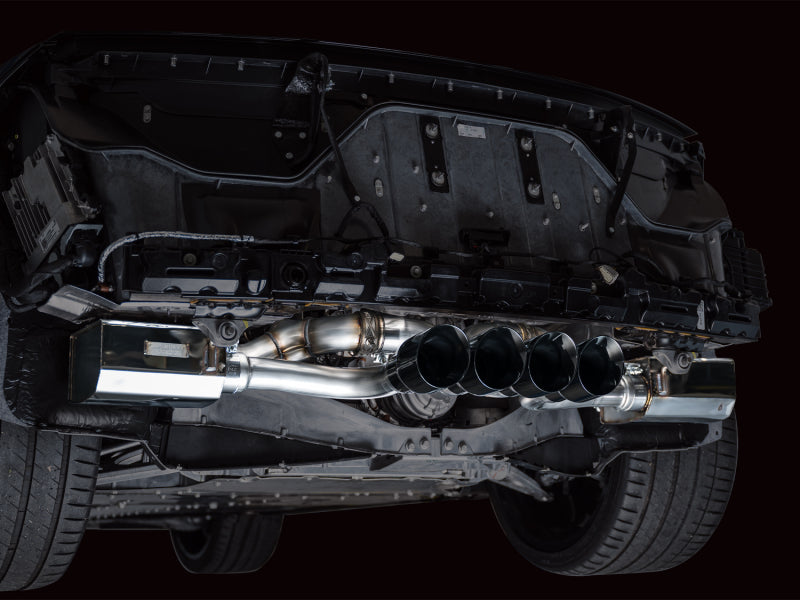 AWE Tuning 3025-43906 AWE 2023 C8 Corvette Z06 SwitchPath Cat-Back Exhaust - Diamond Black Tips