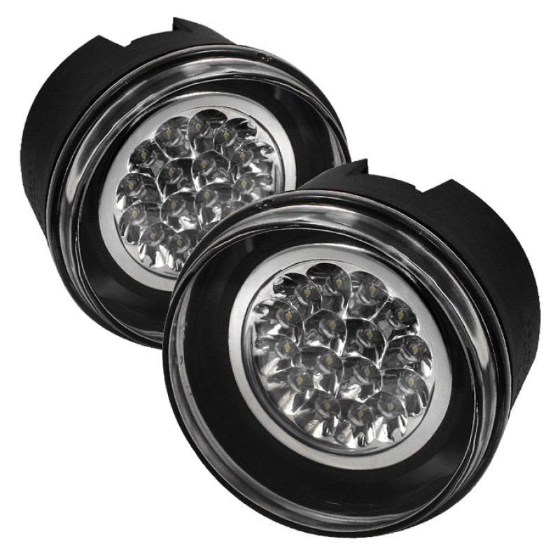 SPYDER 5015686 Spyder Jeep Grand Cherokee 05-09/Commander 06-08 LED Fog Lights w/Switch Clear FL-LED-JGC05-C