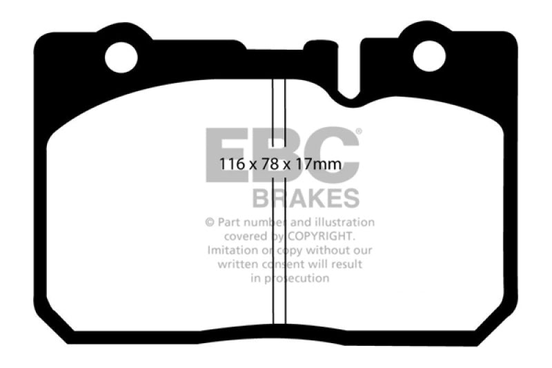 EBC DP21154 95-00 Lexus LS400 4.0 Greenstuff Front Brake Pads
