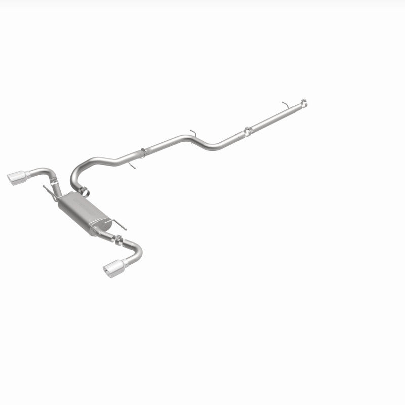 Magnaflow 15146 MagnaFlow 10-12 Mazda 3 L4 2.5L Hatchback Split Rear Exit Stainless Cat Back Performance Exhaust