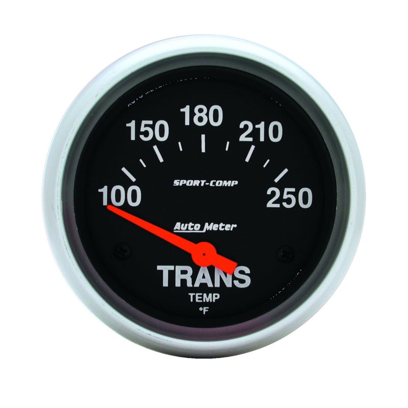 AutoMeter 3552 Autometer Sport-Comp 2-5/8in 100-250 Degrees (F) ElectricTransmission Temp Gauge