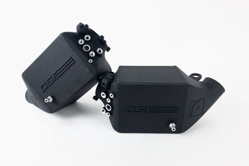 CSF 8109 12-16 BMW M5 (F10) / 12-18 BMW M6 (F06/F12/F13) Twin Charge-Air-Cooler Set - Crinkle Black
