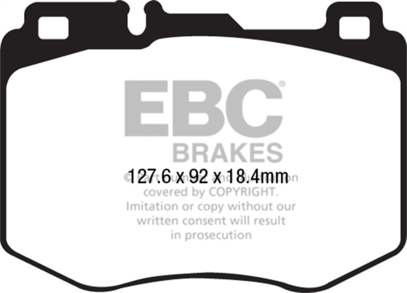 EBC DP42210R 15-16 Mercedes-Benz C400 (W205) 3.0 Twin Turbo 4-Matic Yellowstuff Front Brake Pads