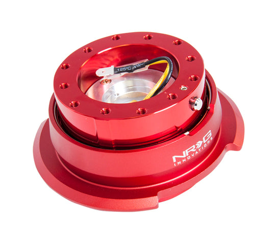 NRG SRK-280RD Quick Release Kit Gen 2.8 - Red / Red Ring