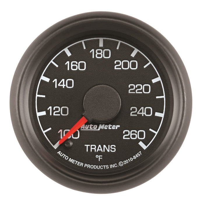 AutoMeter 8457 Autometer Factory Match Ford 52.4mm Full Sweep Electronic 100-260 Deg F Transmission Temp Gauge
