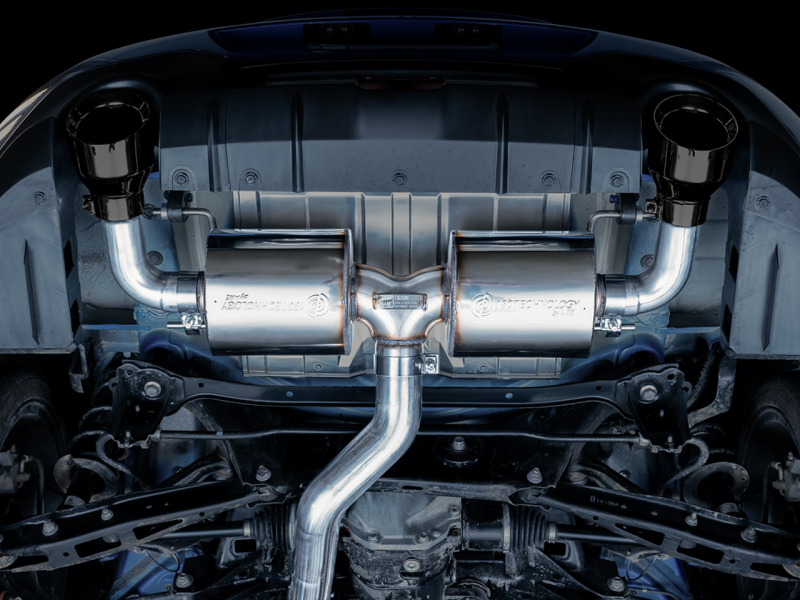 AWE Tuning 3015-33486 AWE Subaru BRZ/ Toyota GR86/ Toyota 86 Touring Edition Cat-Back Exhaust- Diamond Black Tips