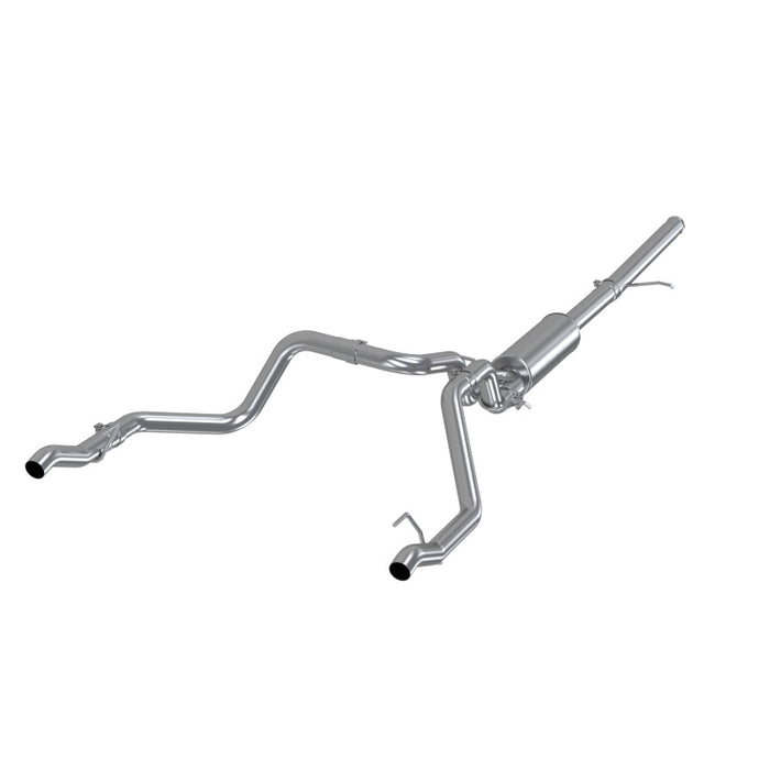 MBRP S5085AL 2019 Chevrolet Silverado 1500 4.3L/5.3L 2.5in Cat Back Dual Rear Exit - Aluminized