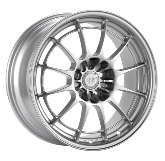 Enkei 3658956527SP NT03+M 18x9.5 5x114.3 27mm Offset 72.6mm Bore F1 Silver Wheel
