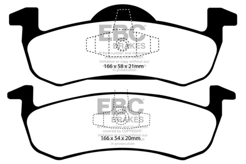 EBC DP41804R 07-09 Ford Expedition 5.4 2WD Yellowstuff Rear Brake Pads