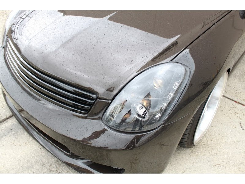 SPYDER 5031747 Spyder Infiniti G35 03-04 4DR Projector Halogen - LED Halo DRL Blk High H4 PRO-YD-IG35034D-DRL-BK