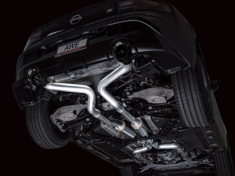 AWE Tuning 3020-33400 AWE 2023 Nissan Z RZ34 RWD Track Edition Catback Exhaust System w/ Diamond Black Tips