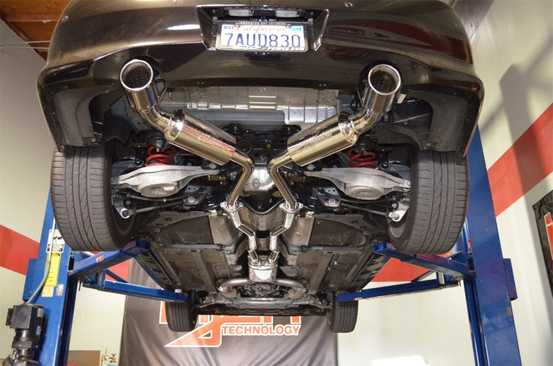 Injen SES1997TT 08-13 Infiniti G37 V6 3.7L RWD Coupe Only 76mm Stainless Steel Exhaust w/ Titanium Tips