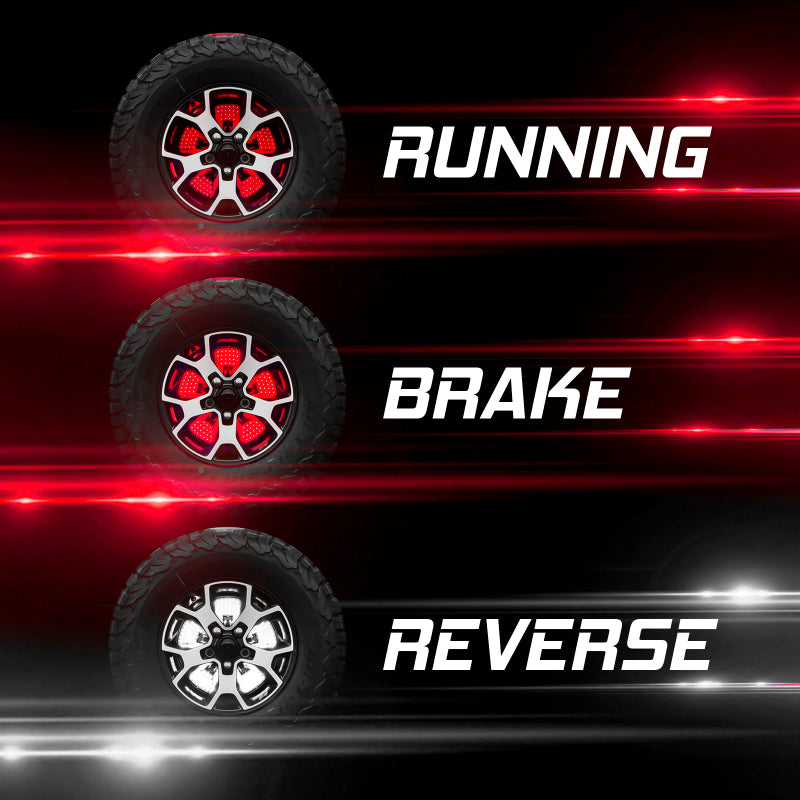XKGLOW XK041019B XK Glow Bronco 5th Wheel Light w/ Brake, Running, Reverse and Turn Signal Lights
