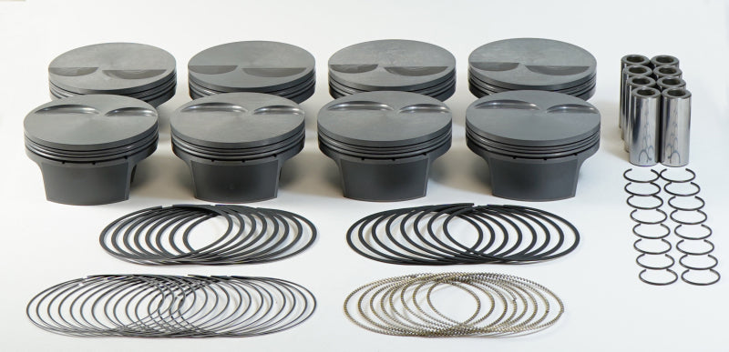 Mahle 930221625 MS Piston Set GM LS 427ci 4.125in Bore 4in Stk 6.125in Rod .927 Pin -3cc 12.2 CR Set of 8