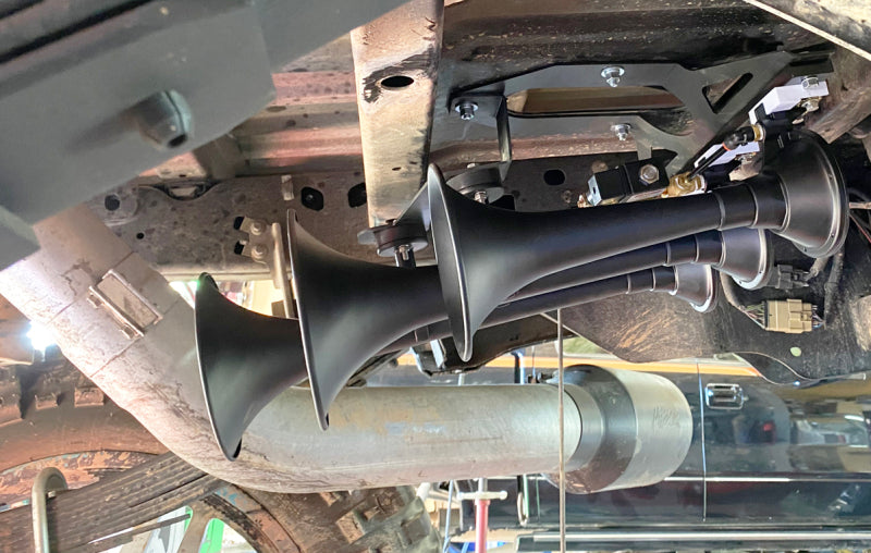 Kleinn Air Horns SDKIT17-734STL Kleinn 17-22 Ford F-250/ F-350 Onboard Air System w/ Model 730 Horns