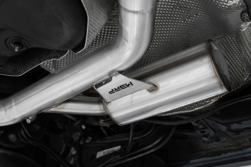MBRP S46153CF 2022 VW Jetta GLI 2.0 TSI 3in Cat Back T304 SS 2.5in Dual Split Rear w/ Carbon Fiber Tips