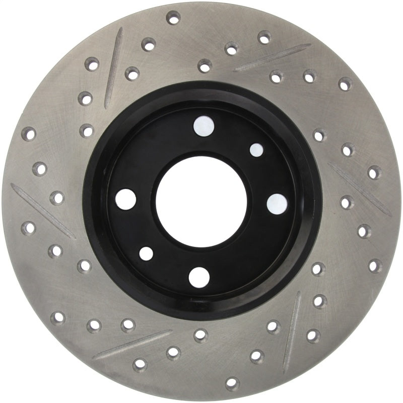 Stoptech 127.04001L StopTech Slotted & Drilled Sport Brake Rotor