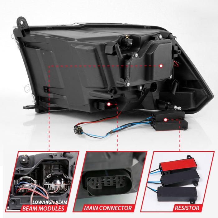 ANZO 111464 ANZ LED/Projector Headlights