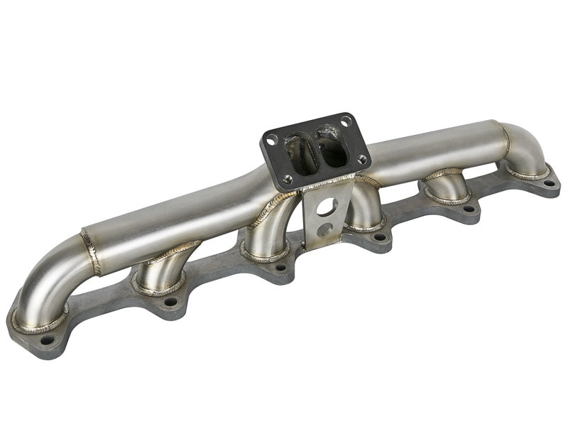 aFe 48-32020 Twisted Steel Header Turbo Manifold (T3) 98.5-02 Dodge Diesel Trucks L6 5.9L (td)