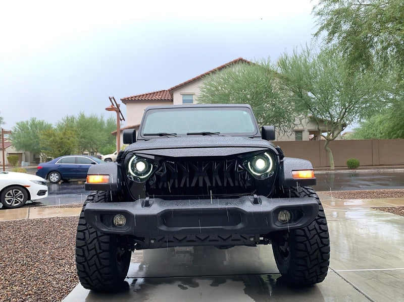 ORACLE Lighting 5839-504-PAU Oracle Jeep Wrangler JL Oculus Bi-LED Projector Headlights- Graphite Metallic - 5500K