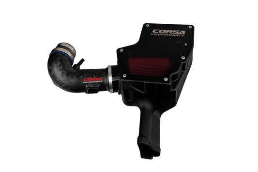CORSA Performance 44007D-MF Corsa 2018-2023 Ford Mustang GT 5.0L V8 Forged Carbon Fiber Air Intake w/ DryTech 3D No Oil Filter